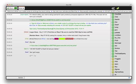 irc webchat kiwi